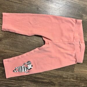 Charming Pink Zebra Leggings for Kids
